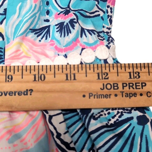 Lilly Pulitzer Mini Haylan Dress Girls Sz 10 Bali Blue Once Upon a Tide NEW NWT - Picture 14 of 16